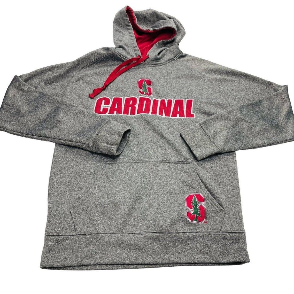 Stanford University Cardinal Men's Champion Heather Grey Road Warrior 2.0 Hoodie